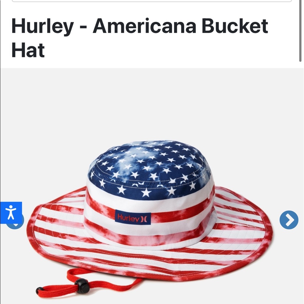 Hurley USA bucket hat small/med size